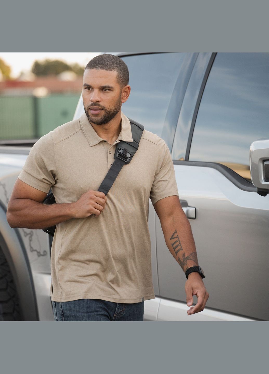 Футболка поло Archer Chest Short Sleeve Polo Storm 5.11 Tactical (331344913)
