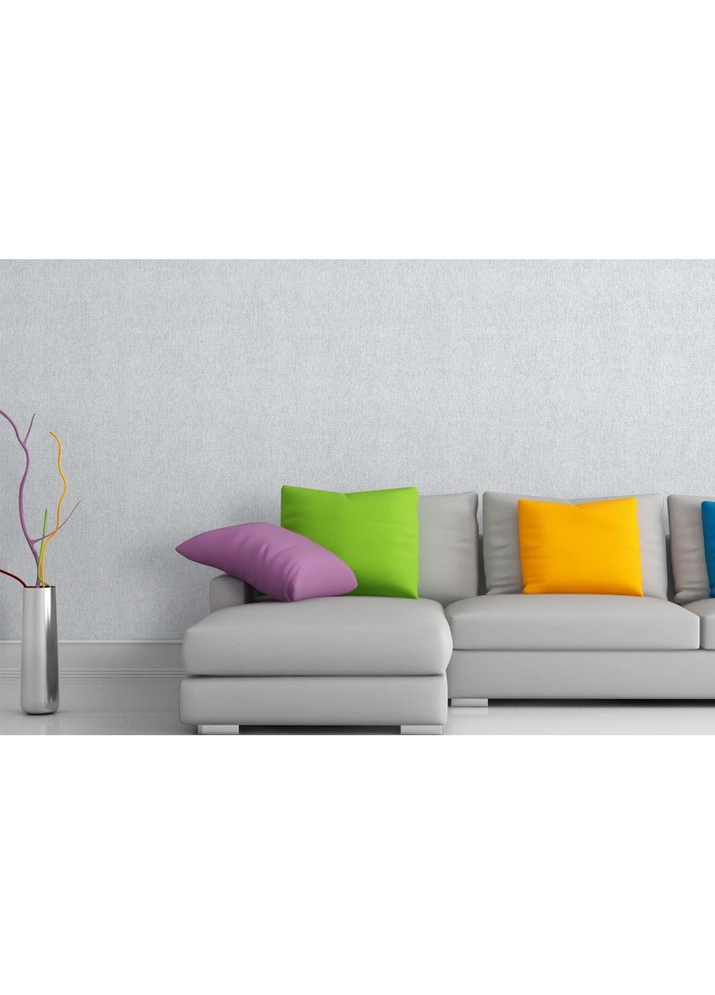 Флизелиновые обои винил горячего тиснения LS Vinil Джут СШТ 3-1555 светло-серый (1,06х10,05м) Vinil Wallpaper Factory (316476598)