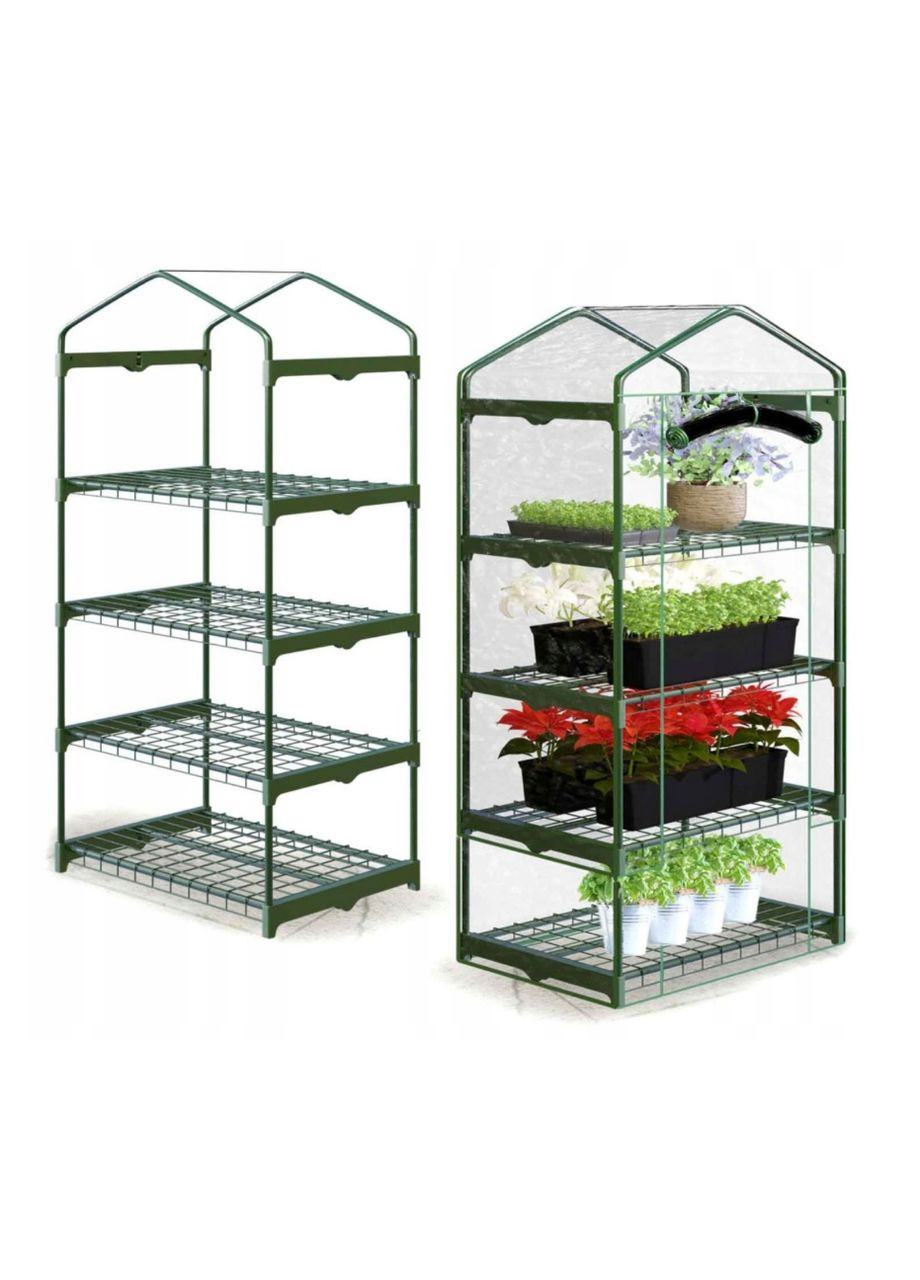 Стелаж-теплиця Зелена 50 х 70 х 160 см (4923) Plonos (316152130)