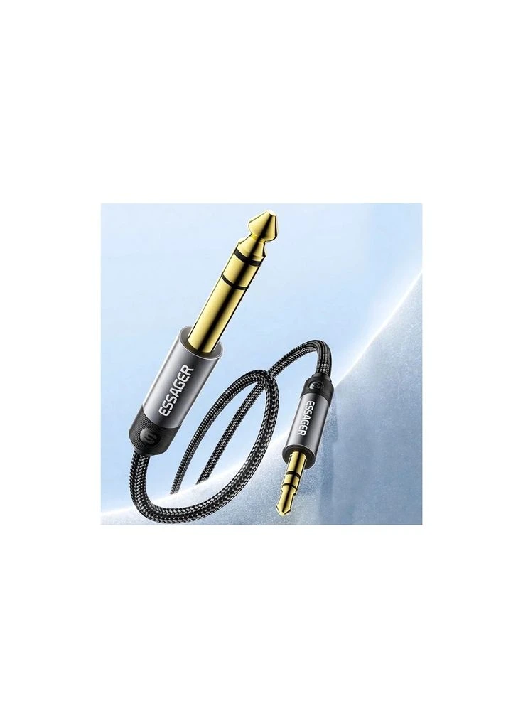 Кабель мультимедійний 3.5mm M to 6.5mm M 1.2m (EYPMM-XL0G-P) Essager (402351740)