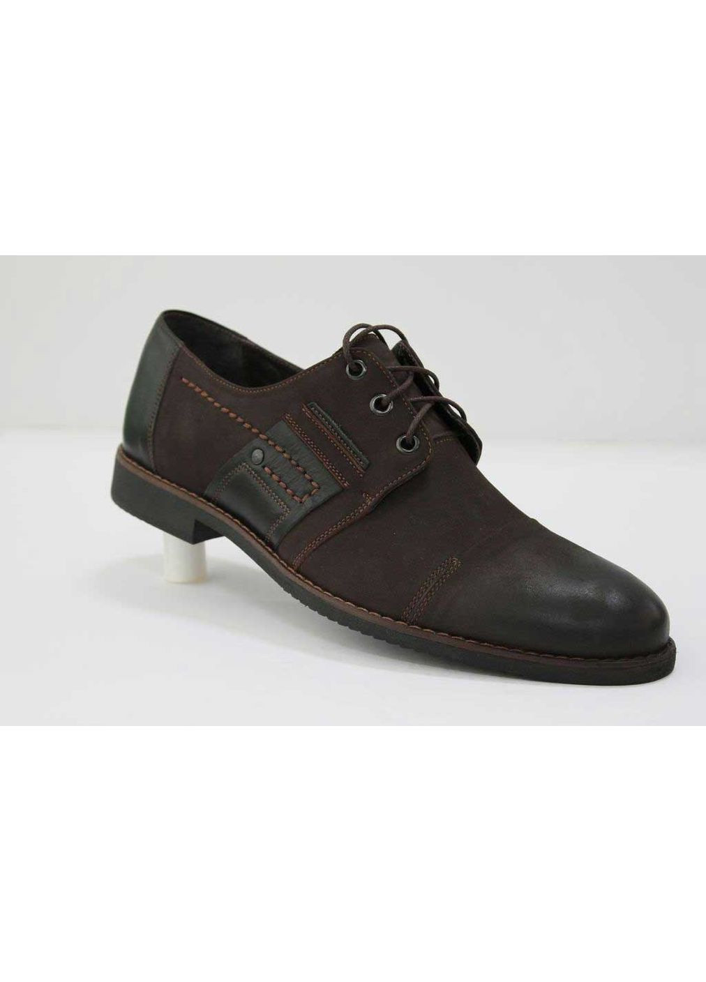 Чоловічі шкіряні класичні туфлі (26 см) Коричневі (427) Calif (362971086)