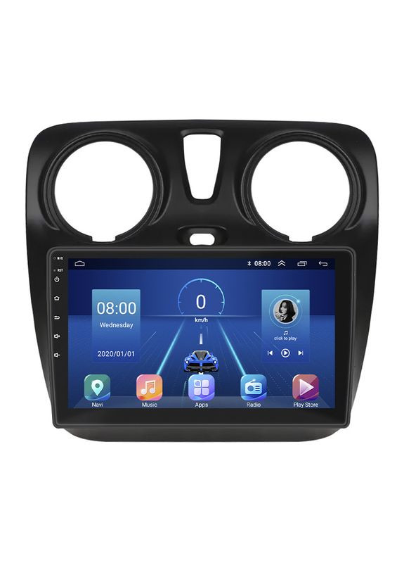 Штатная магнитола для Dacia Lodgy ver 2 2017-н.в. экран 9" 4/32Gb 4G Wi-Fi GPS Top 10шт Lesko (336206465)