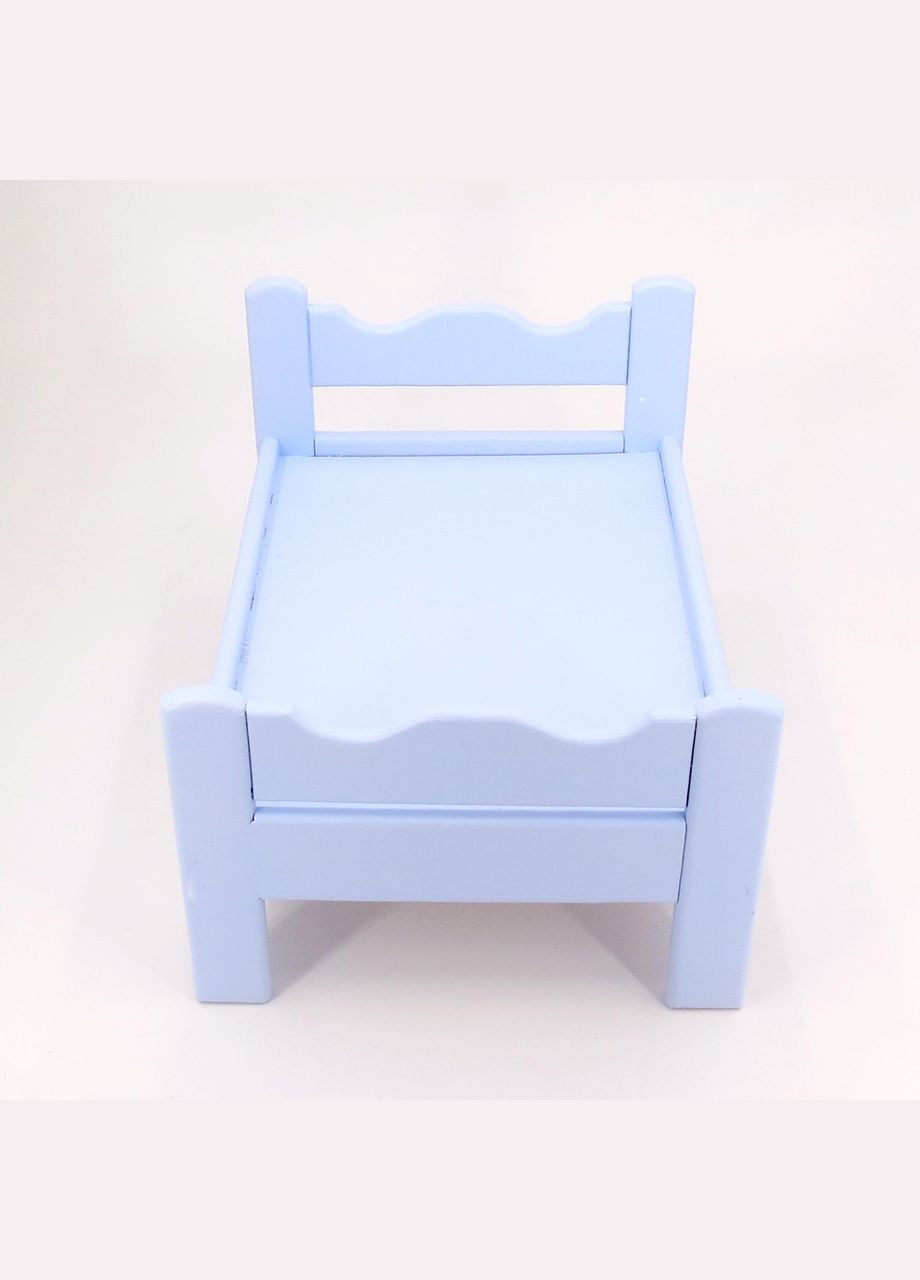 Кровать для кукол из дерева Ариэль ирис (КРТ-000152) No Brand (328605082)