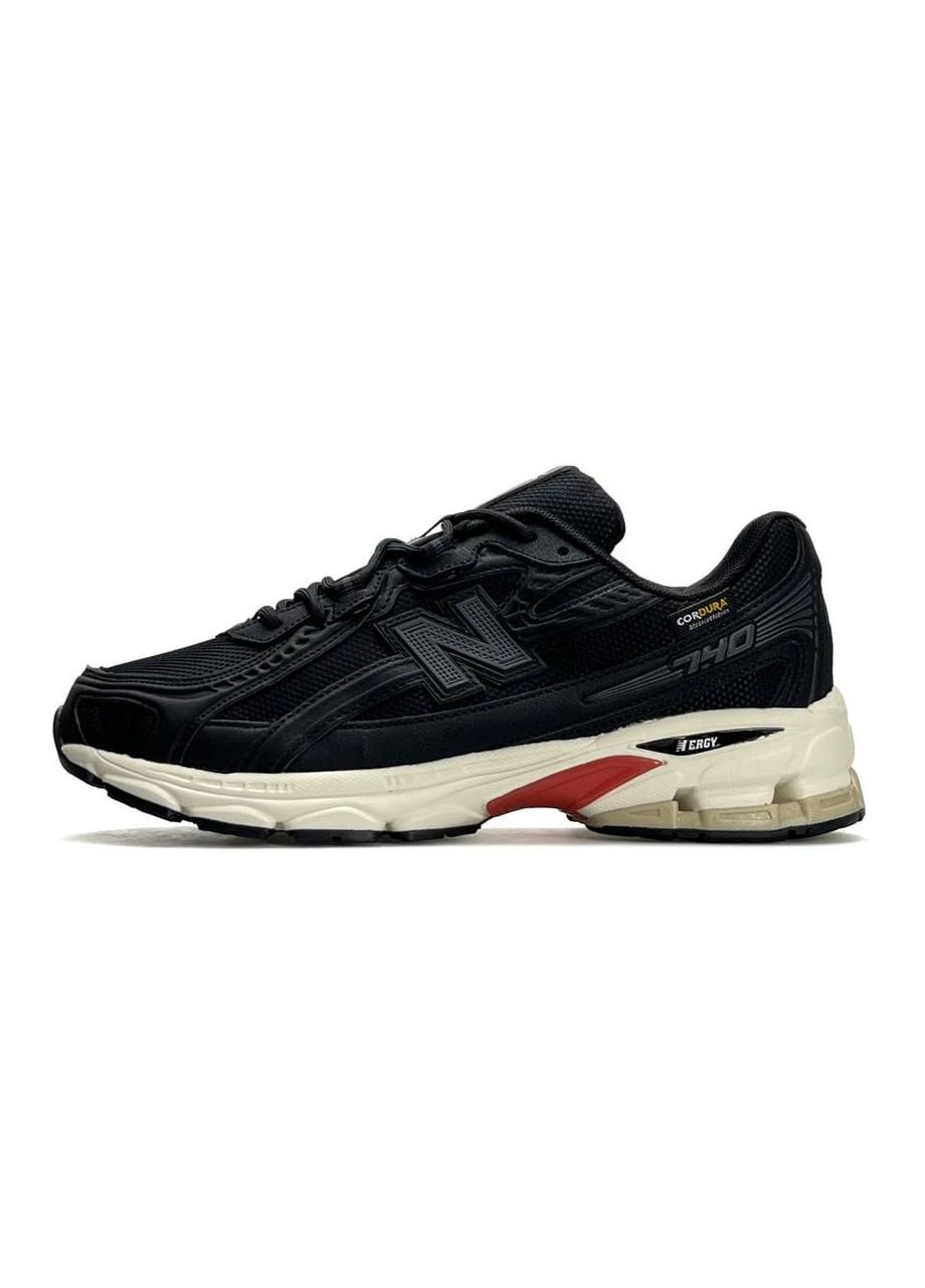 Чорні Осінні кросівки чоловічі new balance No Brand 740 Cordura GTX Black Beige
