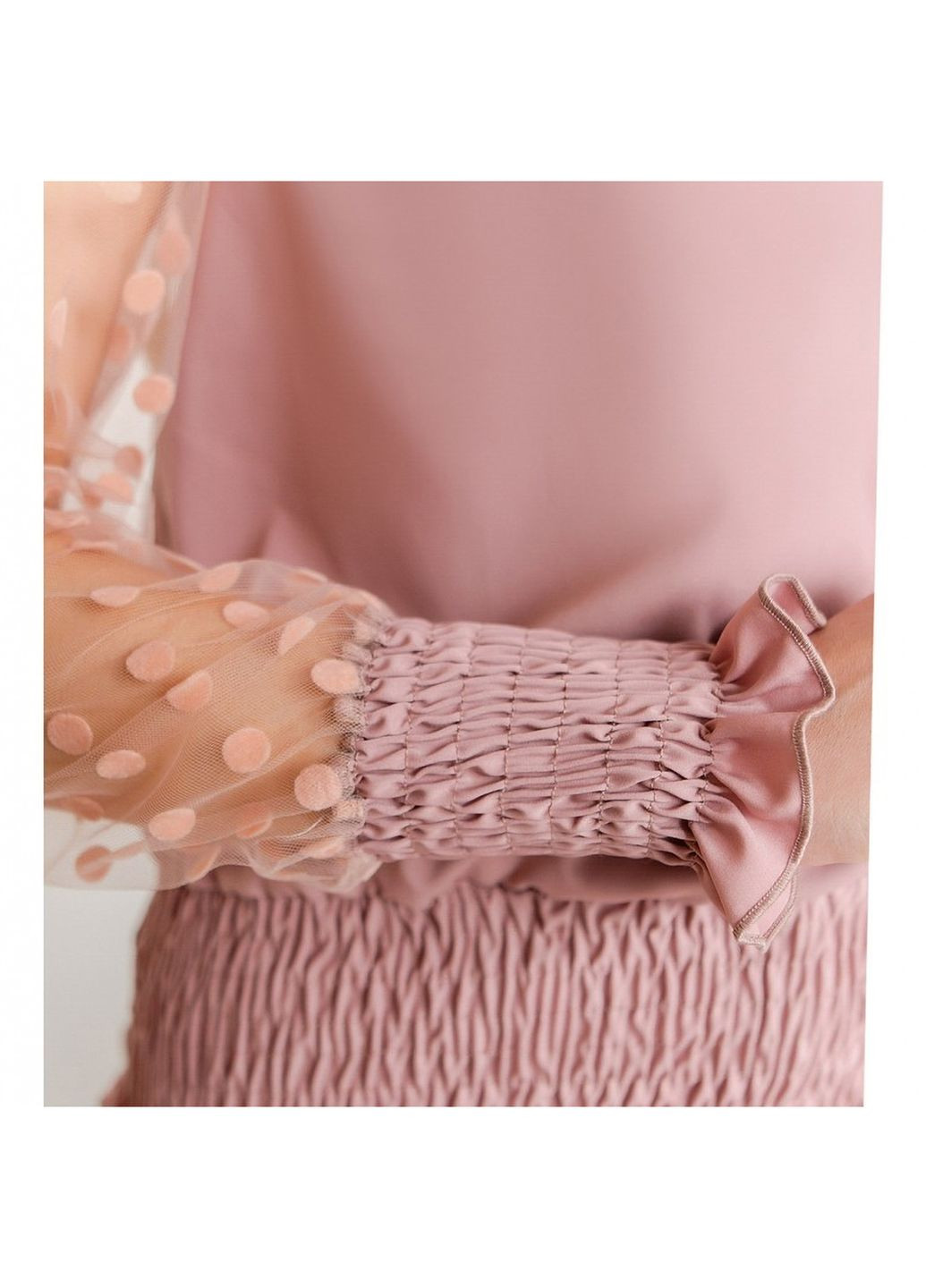 Пудровая повседневный рубашка Liton