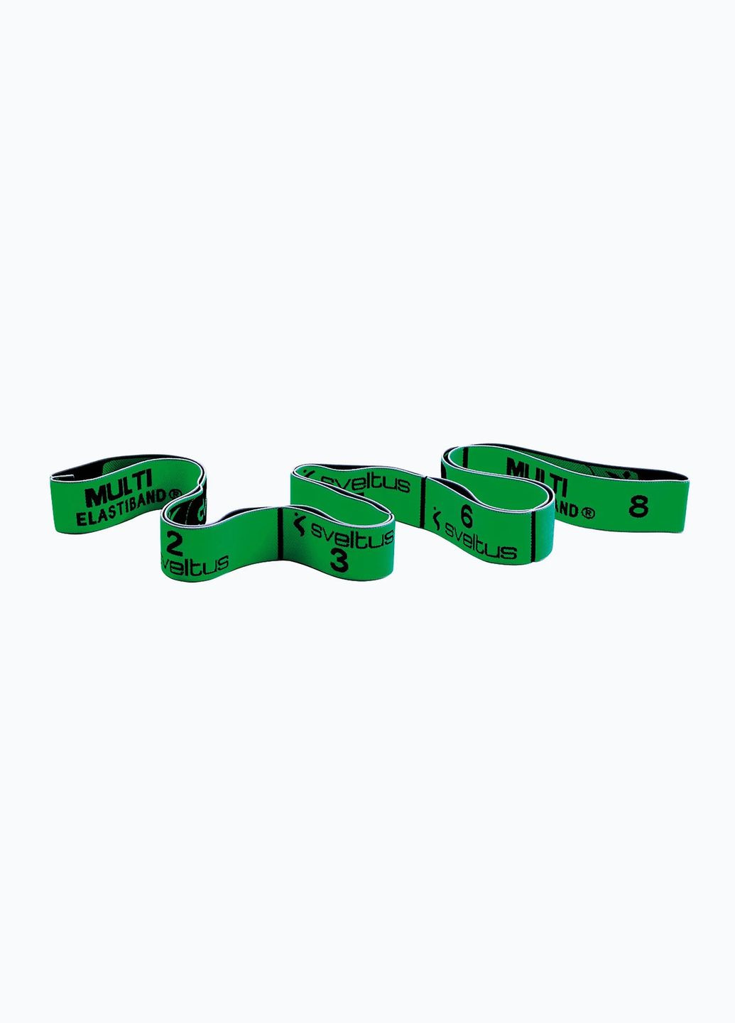 Еспандер для фітнесу зелений, 10 кг + QR код (SLTS-0013) Sveltus multi elastiband (293851370)