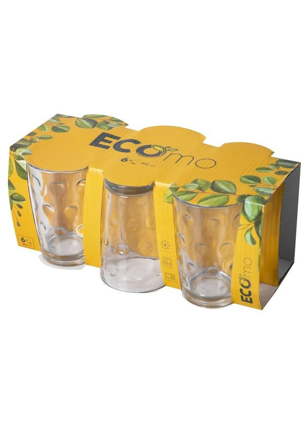 Набор стаканов Circles 190мл 6 шт. (RYG3028) Ecomo (296195242)