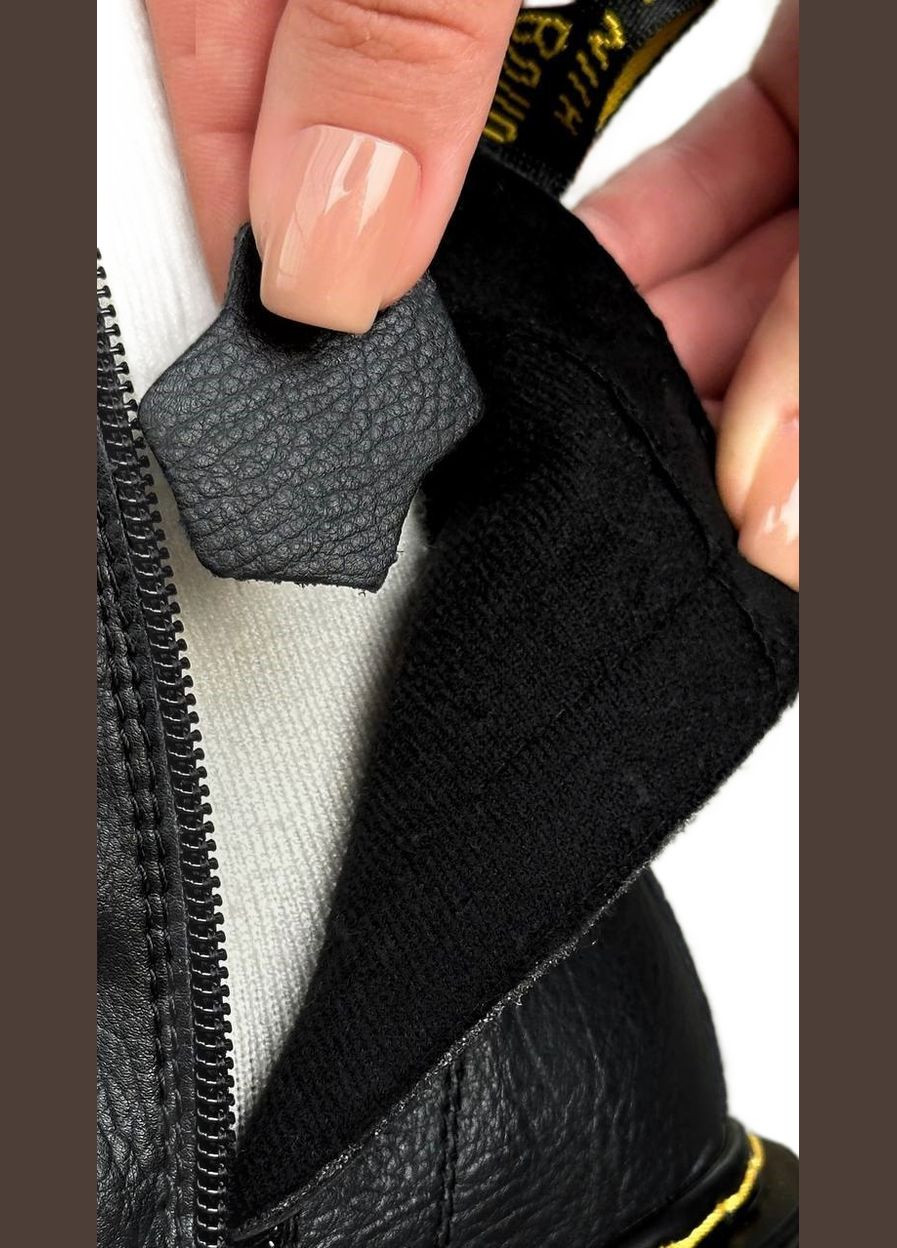 Жіночі чорні черевики шкіра Seven (304290193)