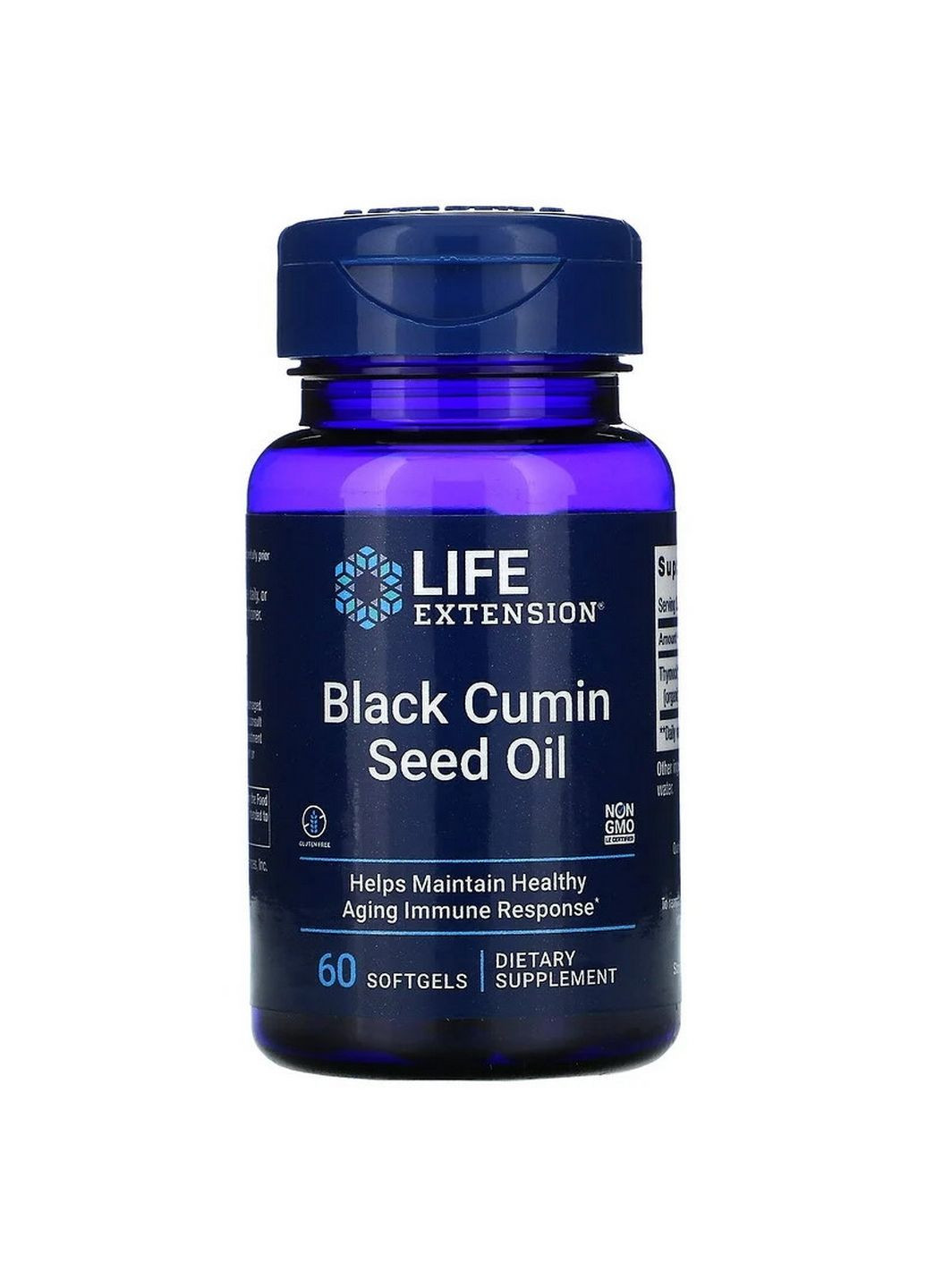 Натуральная добавка Black Cumin Seed Oil, 60 капсул Life Extension (293338157)