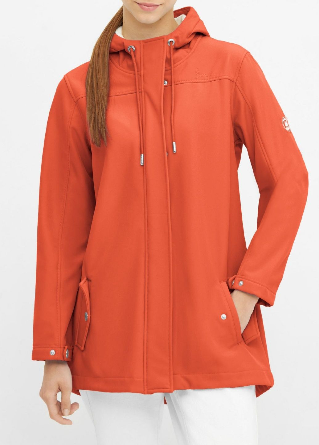 Терракотовая демисезонная куртка Bench