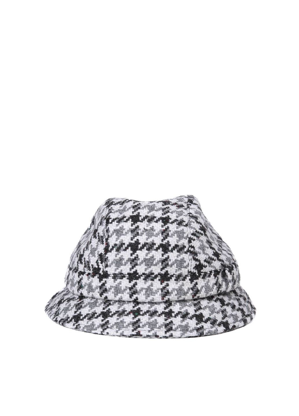 Панама жіноча одностороння вовна сіро-чорна БЕАТРІКС LuckyLOOK 932-616 (362556421)