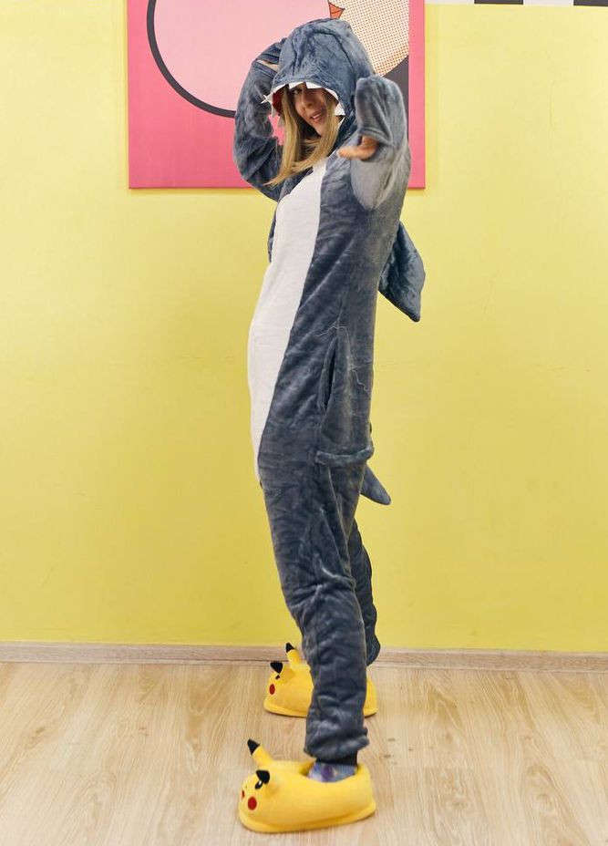 Кігурумі Акула сіра піжама жіноча gray костюм акула Saimeiqi Shark (311667596)