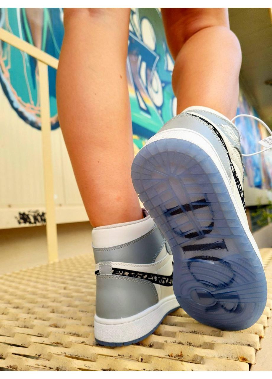 КРОСІВКИ ЖІНОЧІ NIKE AIR JORDAN 1 RETRO X CHRISTIAN DIOR НАЙК АІР ДЖОРДАН No Brand білі демісезони (369390183)