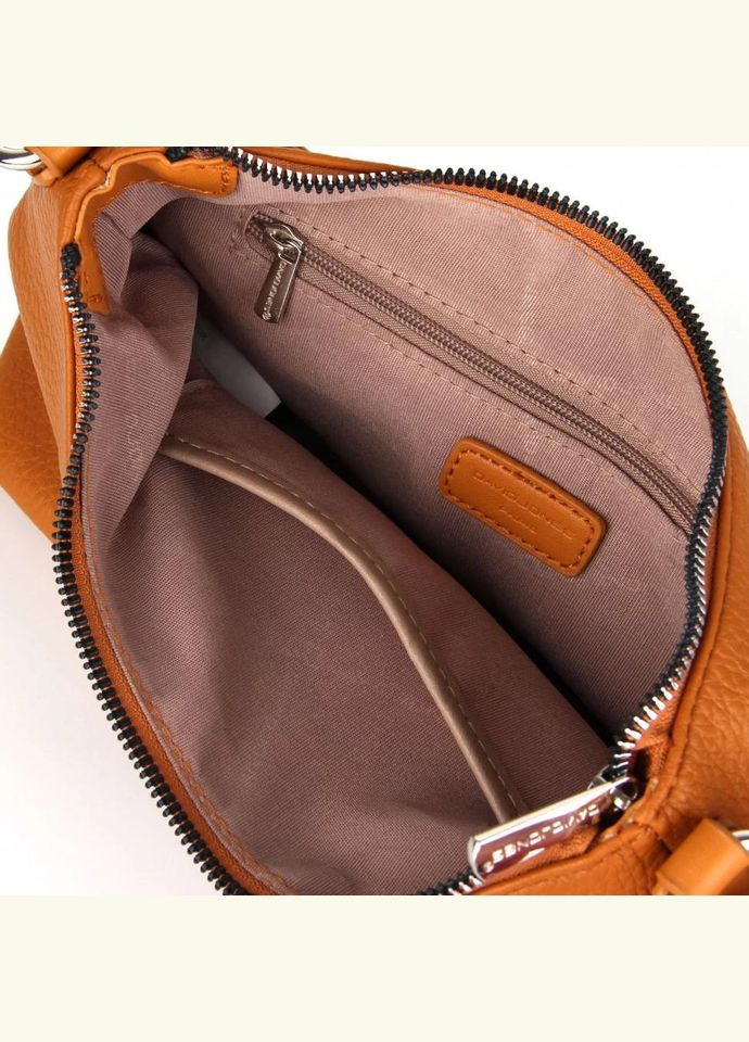 Невелика жіноча сумка через плече (Кросбоді) розмір 26 x 16 x 10 см 6417 жовта David Jones (314874167)