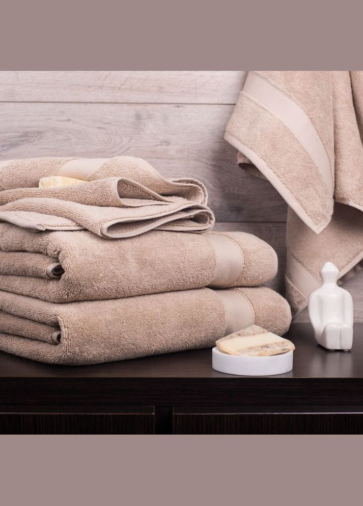 Aisha Home Textile полотенце махровое aisha - 50*90 (400 г/м²) бежевый производство -
