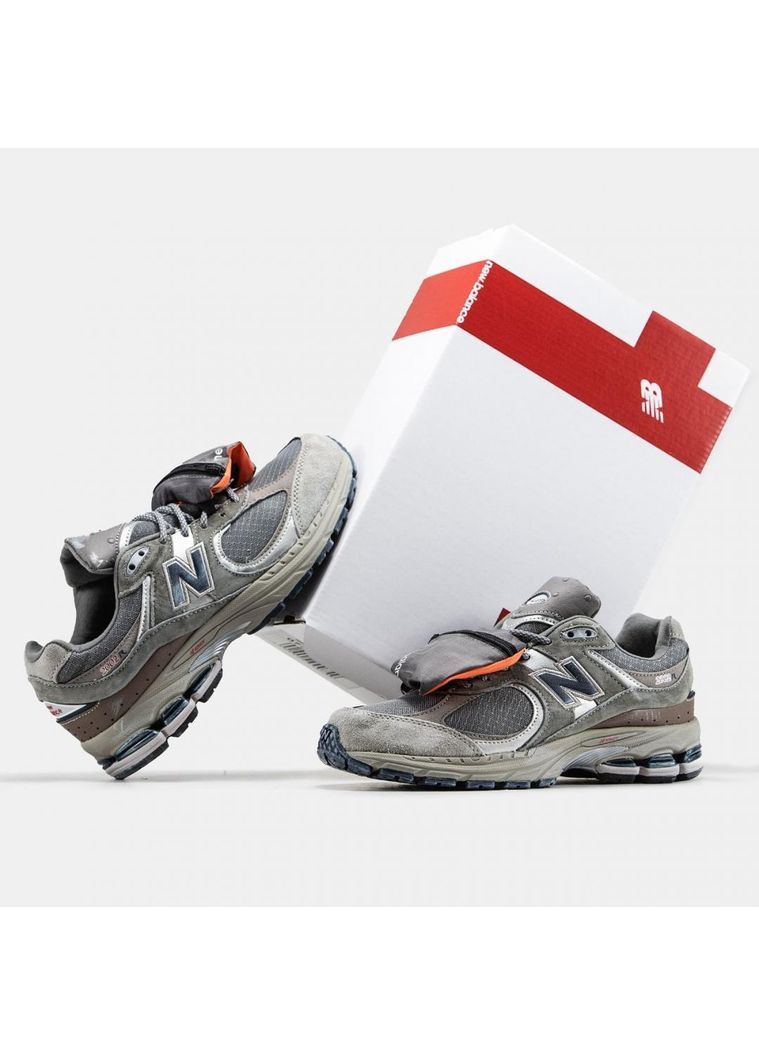 КРОССОВКИ ЖЕНСКИЕ NEW BALANCE 2002R GREY 2.0 НЬЮ БЕЛАНС 2002R No Brand серые демисезоны (369392701)