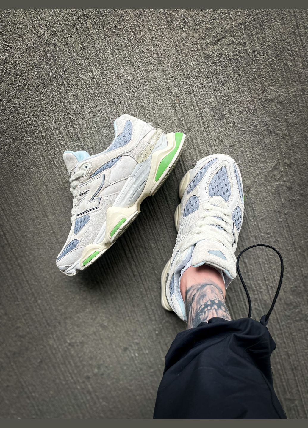 Кроссовки женские и мужские New Balance 9060 grey | Нью Беланс 9060 серые No Brand серые всесезоны (313653549)