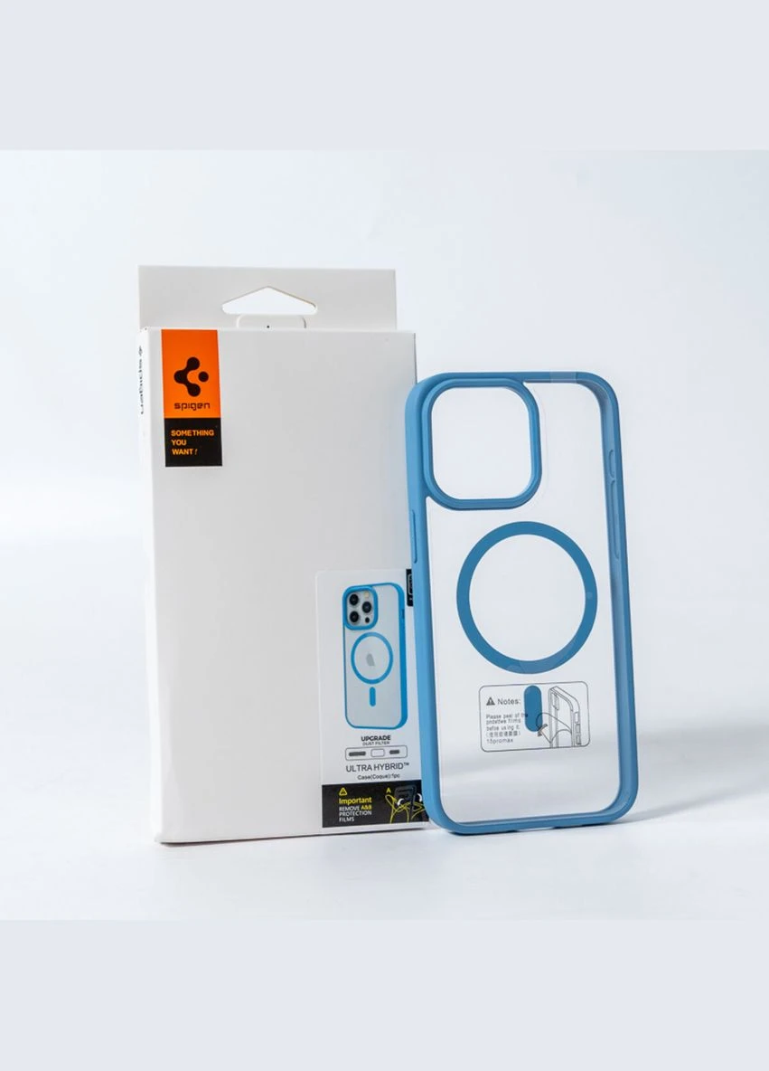 Чохол для смартфона AAA Magnetic Color for Apple iPhone 14 Pro Max Light Blue Spigen (349826576)