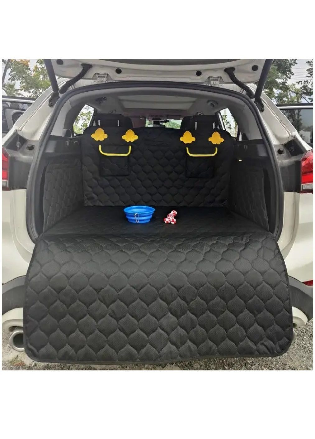 Накидка з кишенями антиковзаючим дном у багажник машини автомобіля універсал для перевезення собак 200х105 см (479962-Prob) Unbranded (327366033)