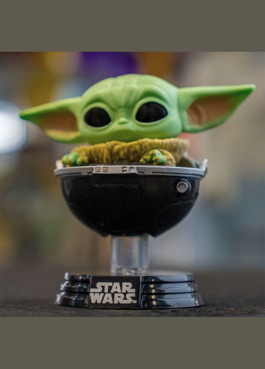 Ігрова фігурка Pop! Мандалорець Малюк Ґрогу у візочку, 9.6 см () Funko 76551 (332943658)