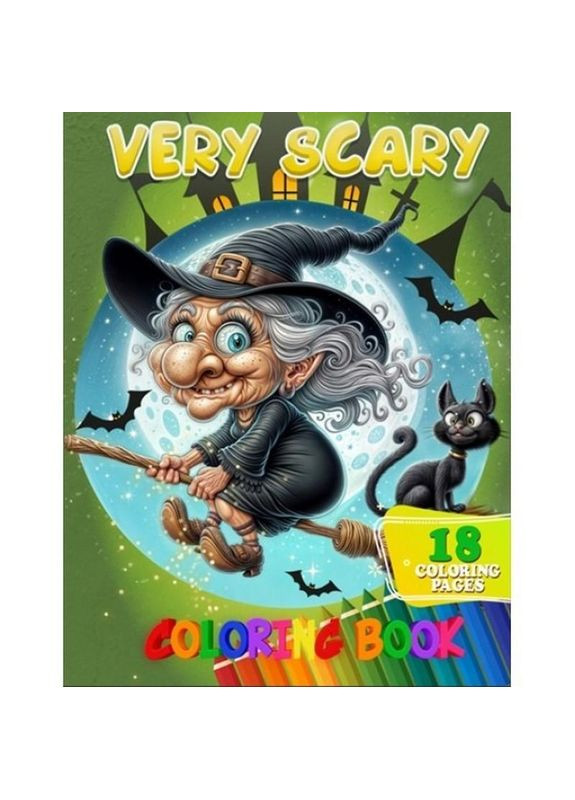 Раскраска для детей Very Scary А05122404 формат А4 No Brand (329897575)