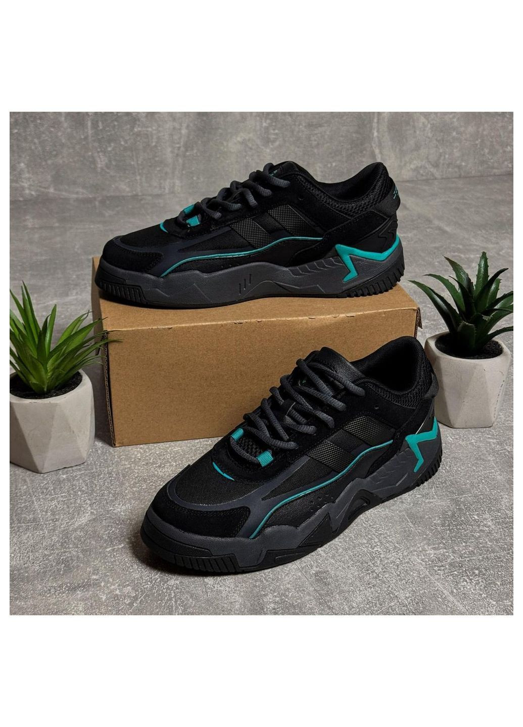 Чорні Осінні кросівки чоловічі Stilli Niteball