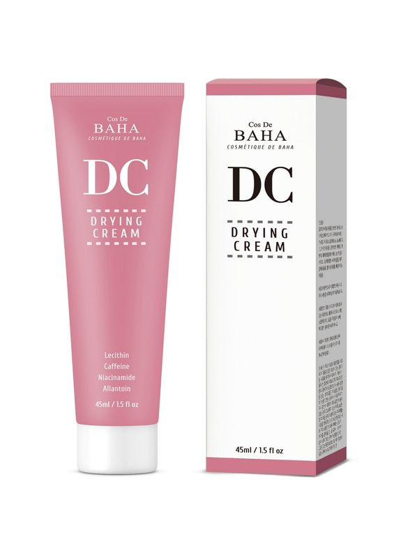 Cos De Baha Крем для жирной кожи лица DC Drying Cream, 45 мл — Крем, Южная Корея (356603921)
