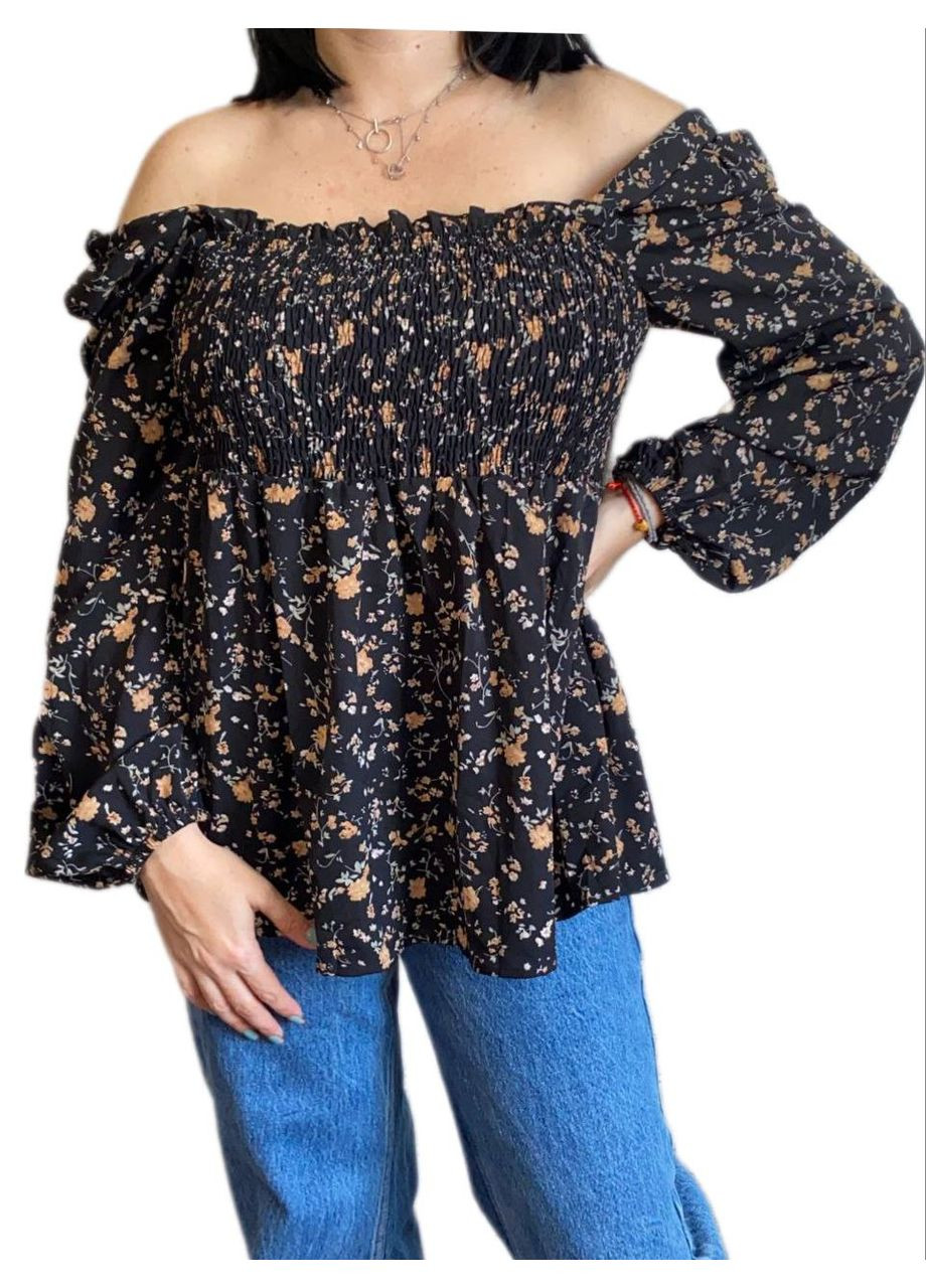 Комбинированная блузка Fashion Club