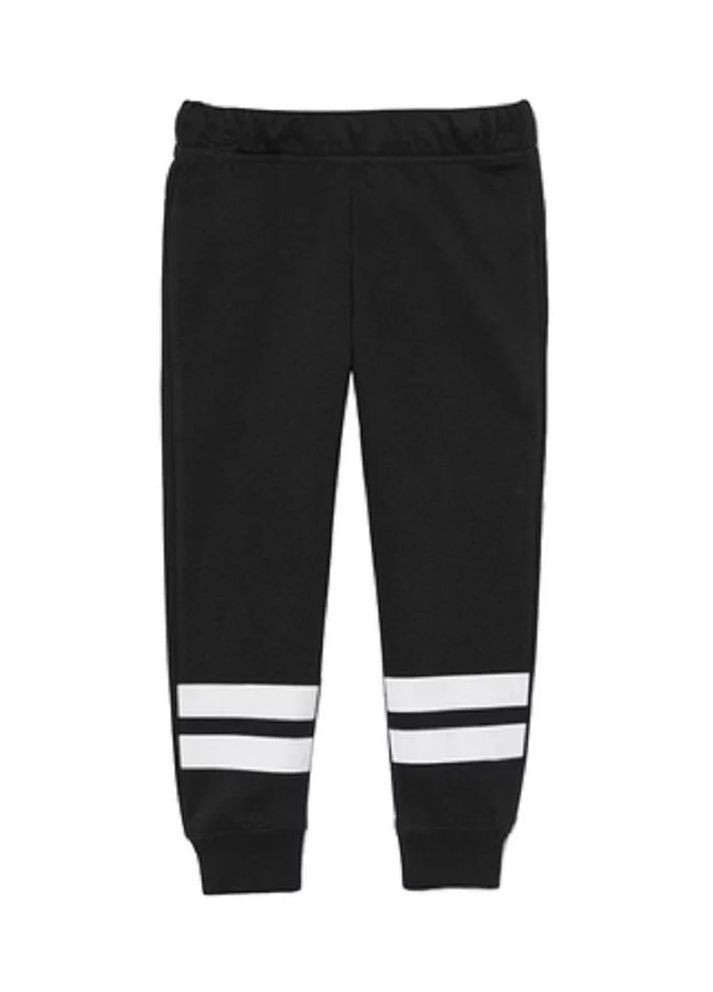 Спортивні штани джоггери з начосом для хлопчика 1004261-4 чорний H&M (282433286)