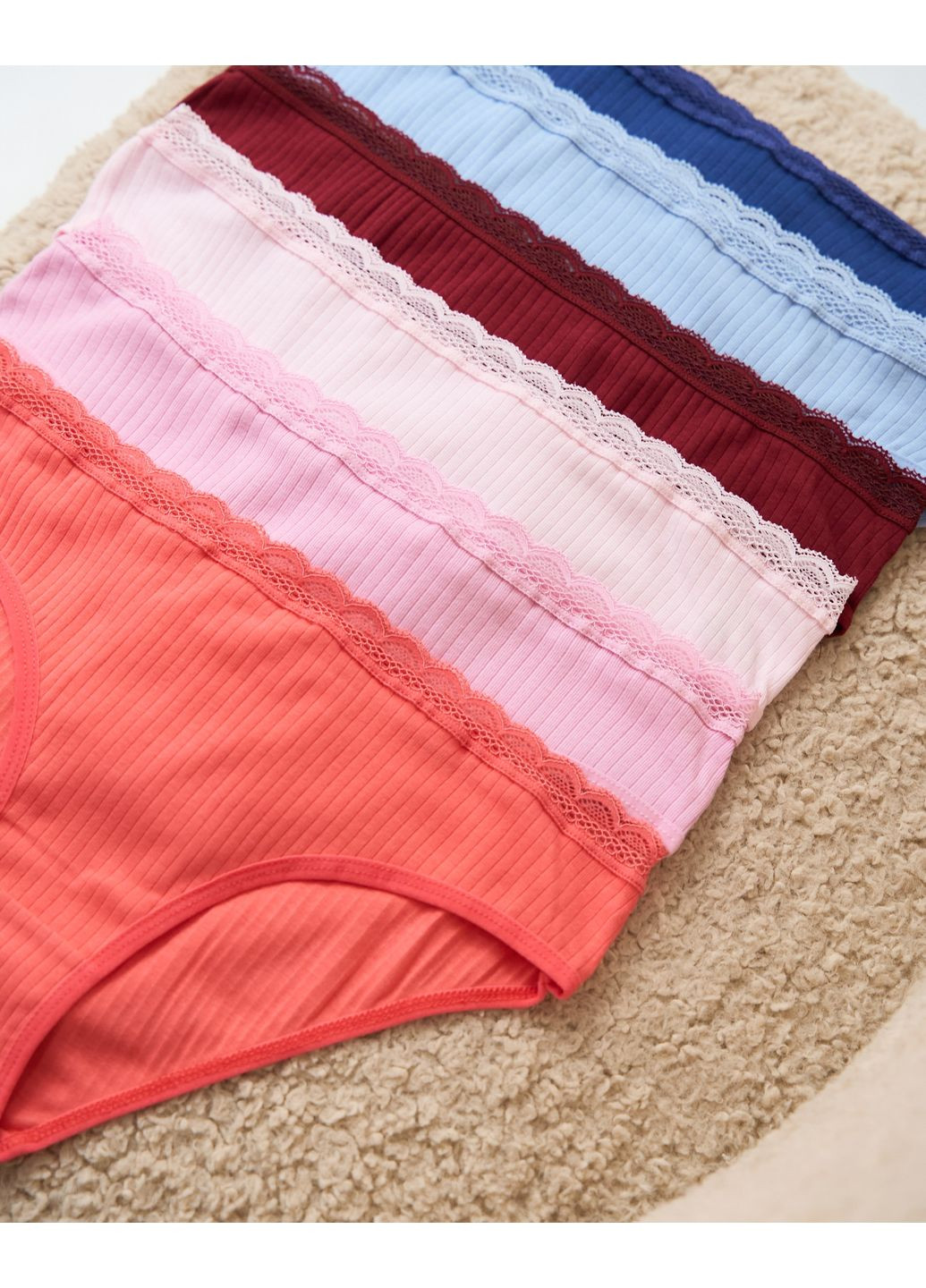 Набор женских трусиков из 7 шт. в рубчик Ozkan (362218878)