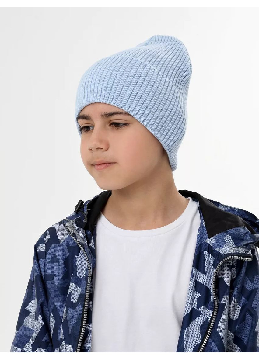Молодежная зимняя шапка бини на флисе - Эмма No Brand Шапка біні Емма (339768278)