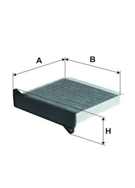 Фільтр салону WP9313/K1240A вугільний (вир-во WIX-FILTERS) WP9313 WIX Filters (366193768)