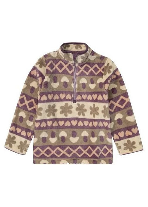 Коричневий демісезонний кофта флісова для дівчинки Lupilu