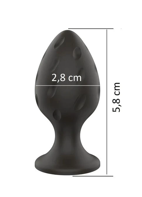 Анальній силіконовий плаг Silicone Anal Plug S 2,8 cm Boss Series (383088519)