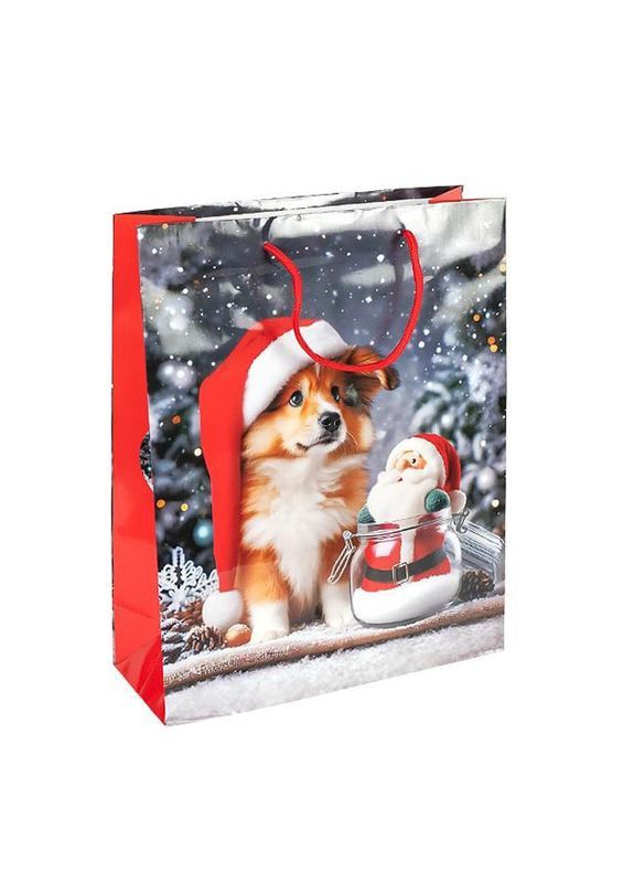 Пакет подарунковий "Новий Рік" 2577-4 розмір 18х21,5х8 см Bambi (370934332)