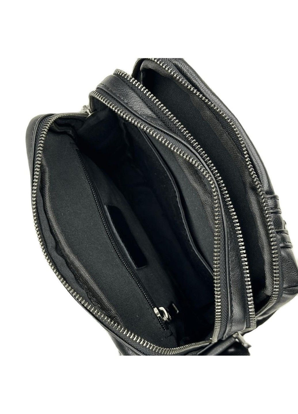 Чоловічий чорний месенджер S-JMD10-8153A Tiding Bag (291984064)