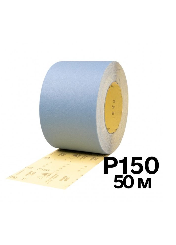 Водостійкий наждачний папір Р150 115 мм х 50 м (Швейцарія) Sia (361443923)