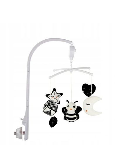 Мобіль-карусель з метеликом чорно-біла на ліжечко RAT11 Kimi (329437182)