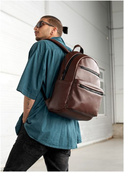 Рюкзак унисекс Zard LKT шоколад (R-25058020m-VS) Sambag (302450320)