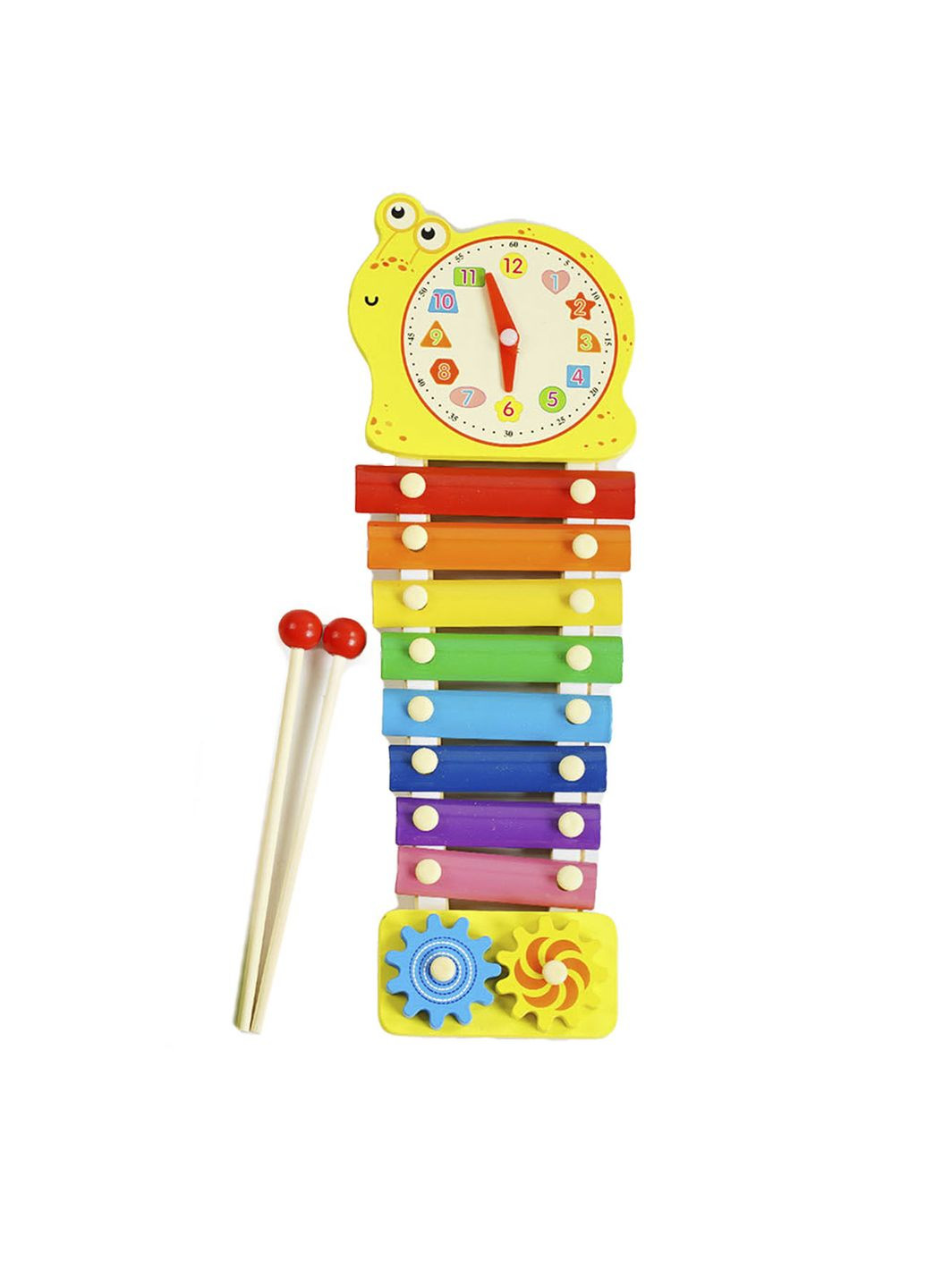 Ксилофон Часы цвет разноцветный ЦБ-00260878 Fun Game (302293624)