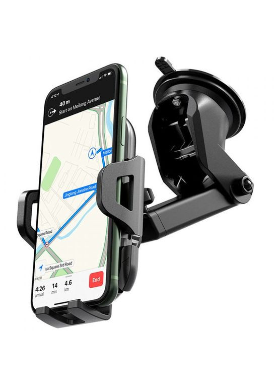 Автодержатель для телефона 1 touch center console car holder (6931474742568) Hoco CA76 Touareg (370676858)