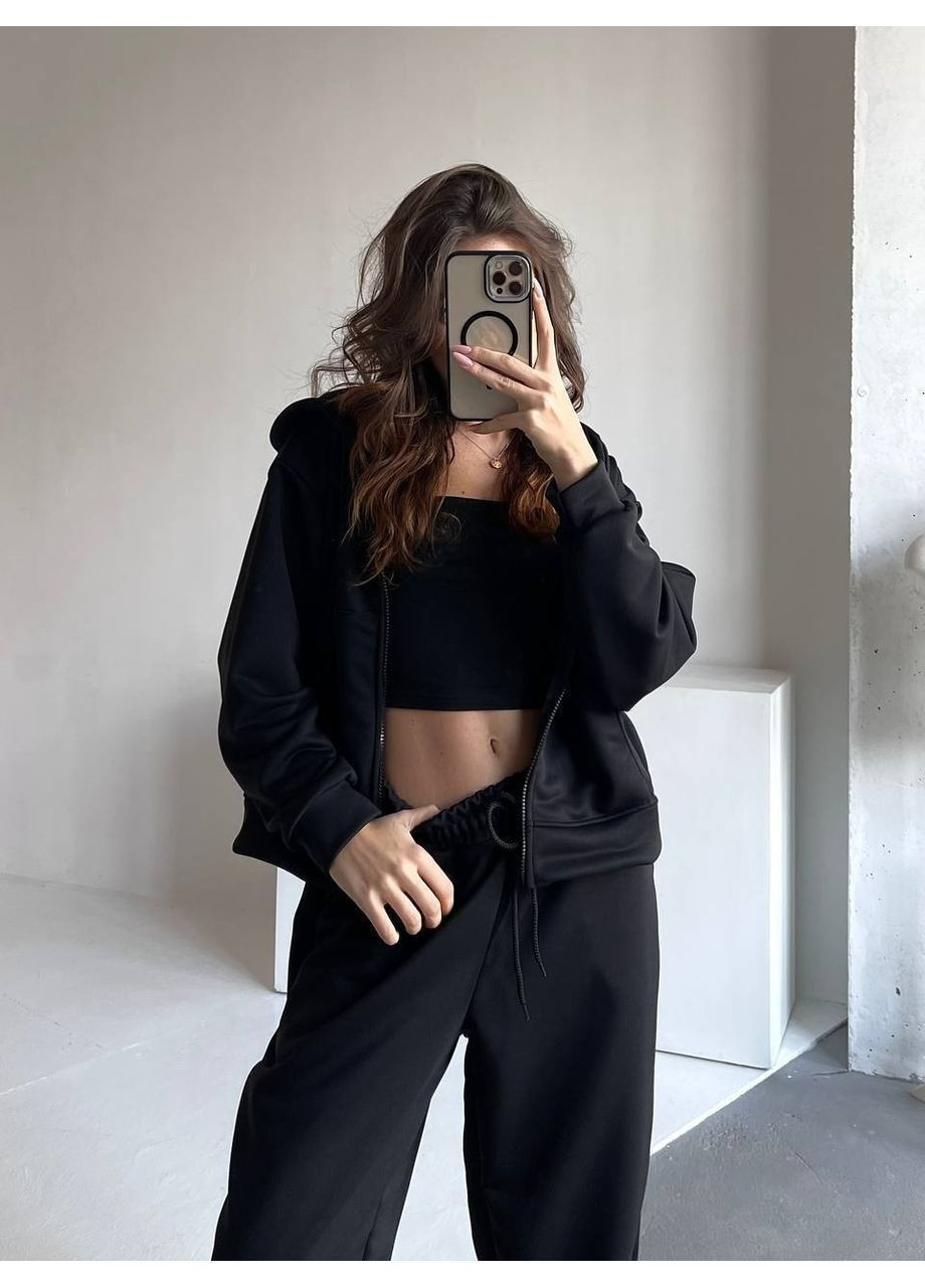 Костюм дорога трьохнитка петля,оверсайз худі та штани Україна (362189227)