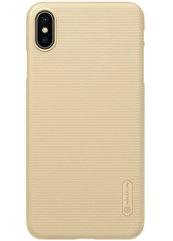 Чехолнакладка Super Frosted Shield Case Apple iPhone XS Max Gold Nillkin (301784106)