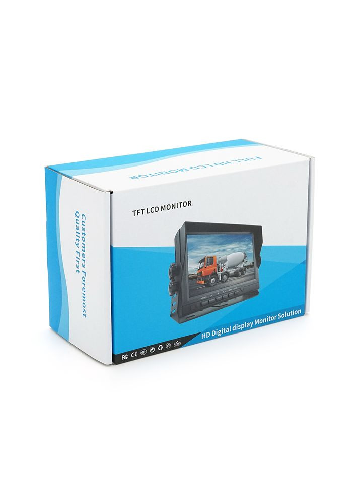 Монітор 8` CVI/AHD/TVI для відеоспостереження QVC-8001AHD, 12-24В, PAL/NTSC, 200х140х30 мм Qualvision (317863389)