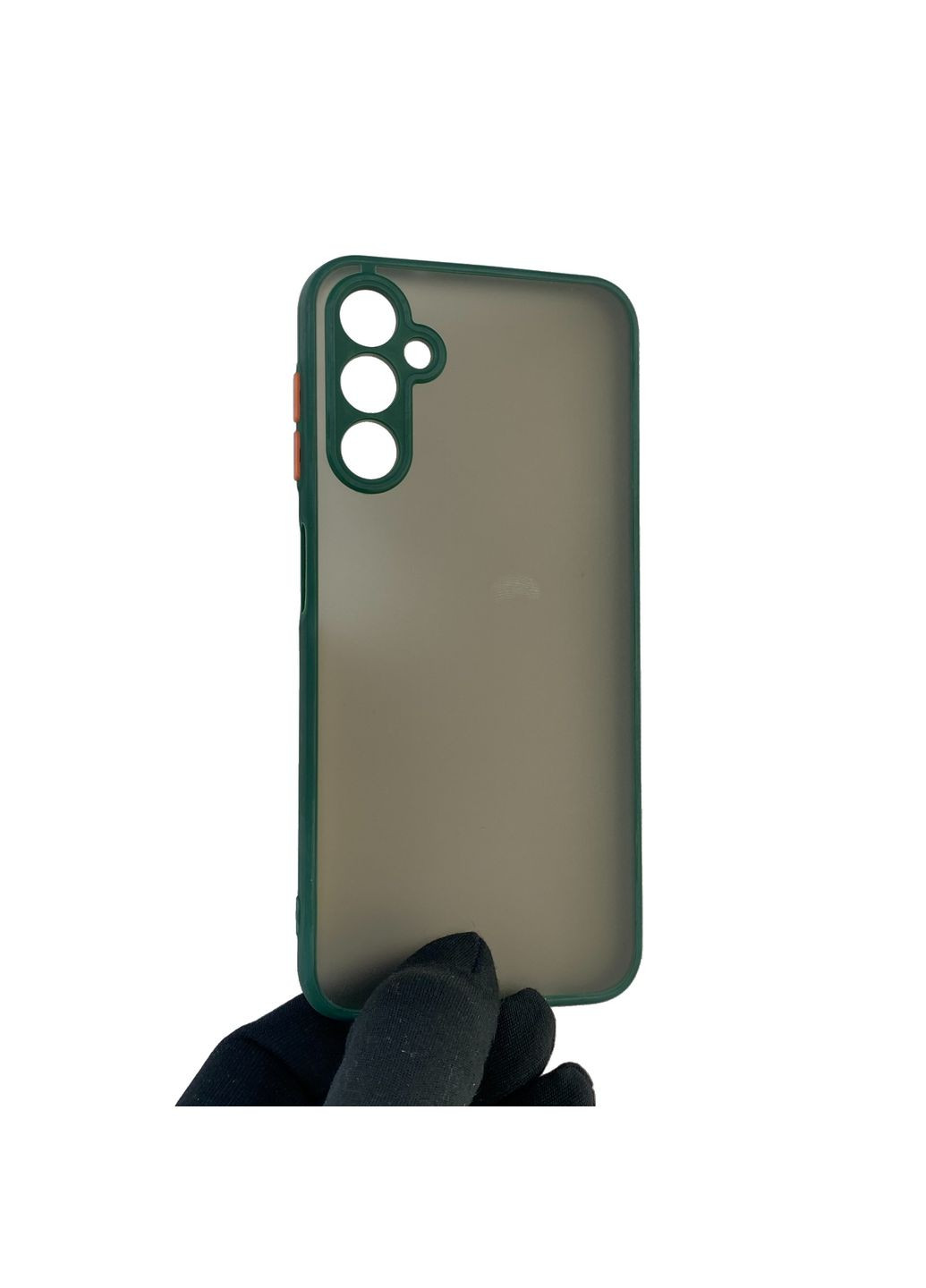 Чехол для телефона Galaxy A14 4G (SM-A145F) с высокими бортами на самсунг а14 темно-зеленый Samsung (366387161)