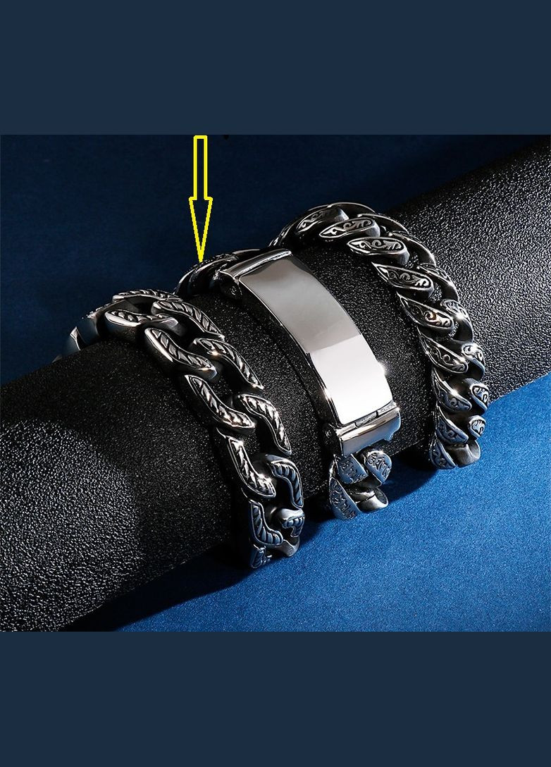 Браслет чоловічий сталевий на руку Avalon 65 (331173213)