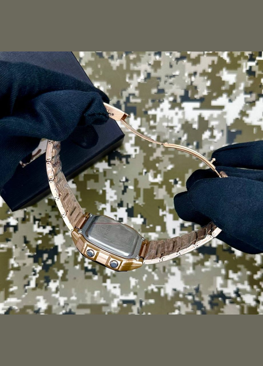 Годинник наручний 011RGUAGD Тризуб золото Рожеве Золото + Коробка. украина полимерное Patriot (323079948)