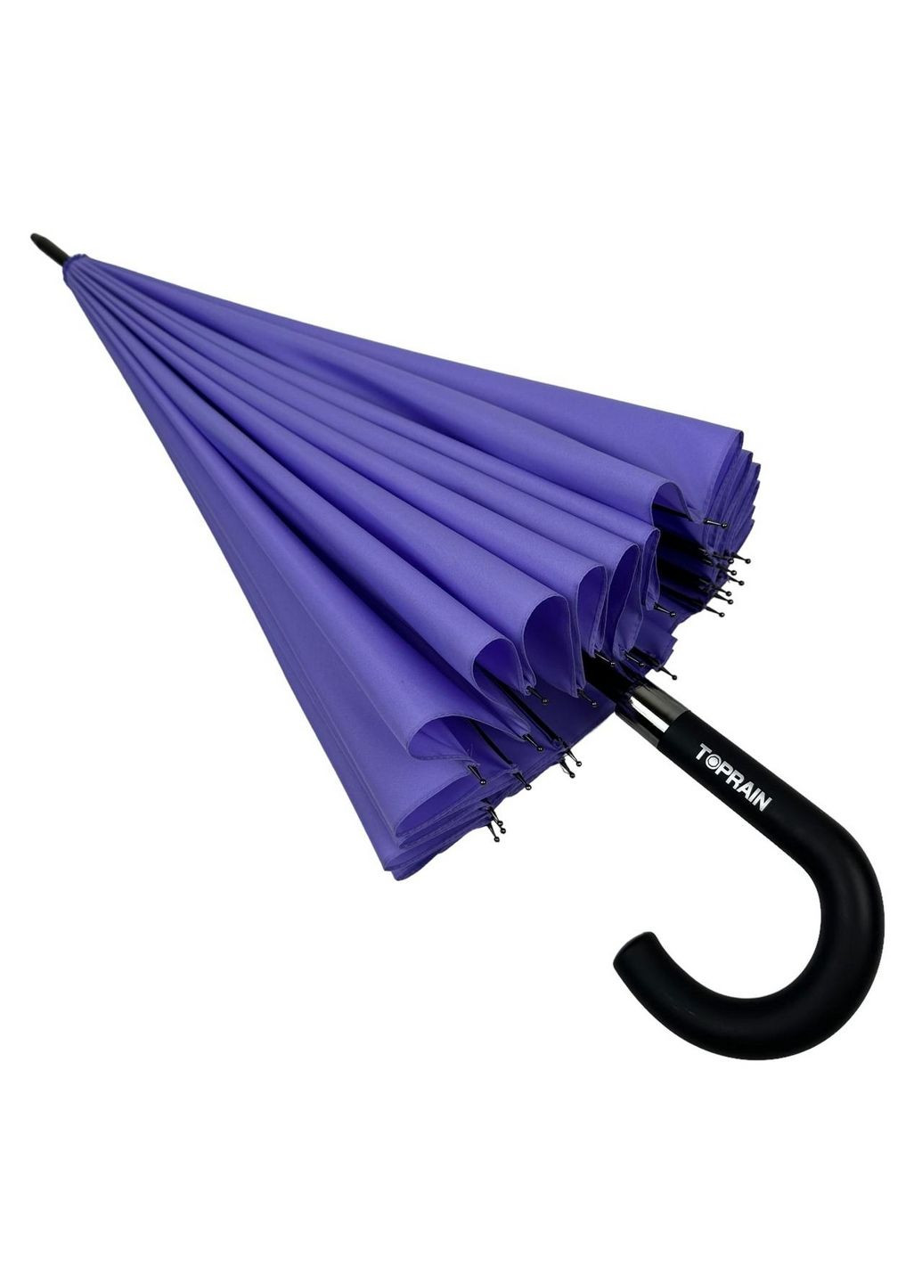 Однотонный механический зонт-трость d=103 см Toprain (288048300)