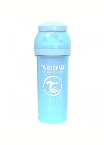 Пляшечка для годування Twistshake антиколиковая 260 мл, светло-голубая (268142709)