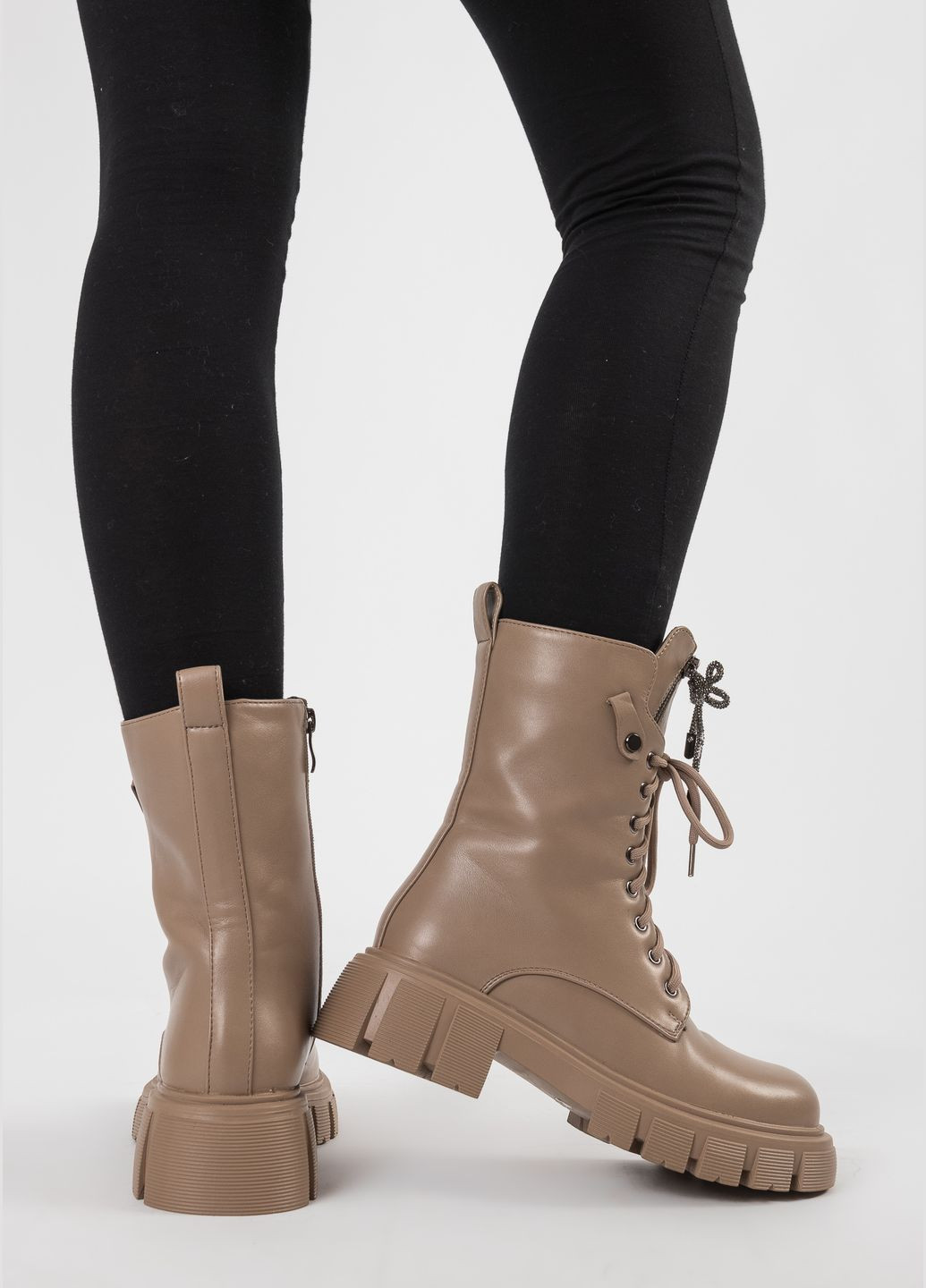 ботинки (1735б) STEFANIYA из искусственной кожи